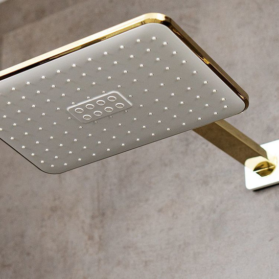 Душевая система для ванны Lemark Mista LM6422WG, белый/золото - 7 Душевая система для ванны Lemark Mista LM6422WG, белый/золото фото 7