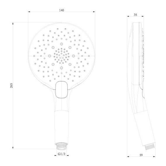 Ручной душ Lemark LM8128C фото 2