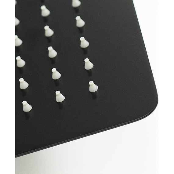 Верхний душ Lemark 250x250 мм LM9487BL, полированная сталь фото 3