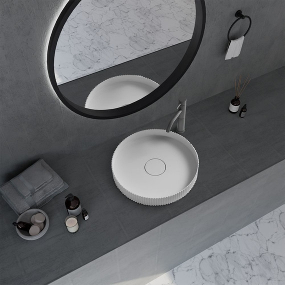 Раковина-чаша Abber Stein 40 см AS2604, белый матовый - 2 Раковина-чаша Abber Stein 40 см AS2604, белый матовый фото 2