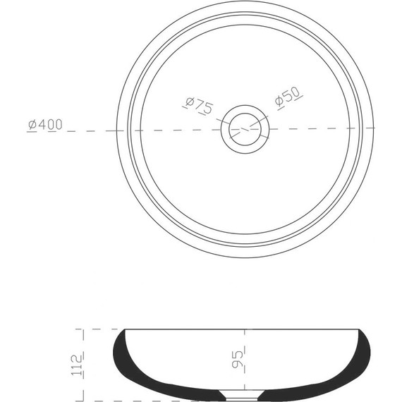 Раковина-чаша Abber Stein 40 см AS2613, белый матовый - 3 Раковина-чаша Abber Stein 40 см AS2613, белый матовый фото 3