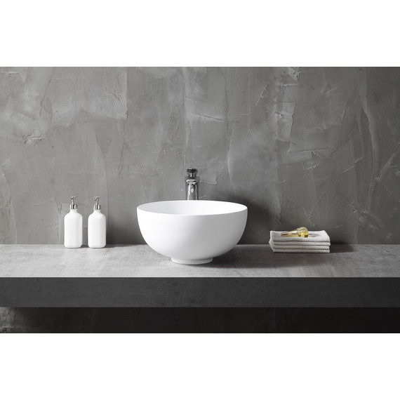 Раковина-чаша Abber Stein 40 см AS2617, белый матовый - 3 Раковина-чаша Abber Stein 40 см AS2617, белый матовый фото 3