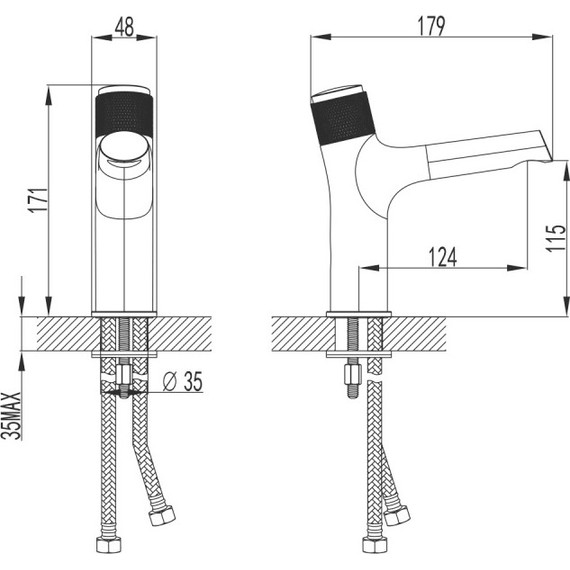 Смеситель для раковины Lemark Project LM4676C - 2 Смеситель для раковины Lemark Project LM4676C фото 2