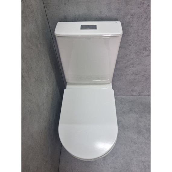 Унитаз-компакт CeramaLux Rimless TR2178 с крышкой микролифт (Система смыва торнадо) - 5 Унитаз-компакт CeramaLux Rimless TR2178 с крышкой микролифт (Система смыва торнадо) фото 5