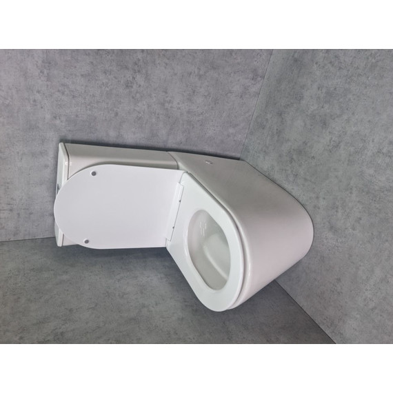 Унитаз-компакт CeramaLux Rimless TR2178 с крышкой микролифт (Система смыва торнадо) - 6 Унитаз-компакт CeramaLux Rimless TR2178 с крышкой микролифт (Система смыва торнадо) фото 6