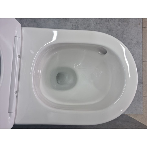 Унитаз-компакт CeramaLux Rimless TR2178 с крышкой микролифт (Система смыва торнадо) - 7 Унитаз-компакт CeramaLux Rimless TR2178 с крышкой микролифт (Система смыва торнадо) фото 7