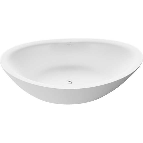 Ванна отдельностоящая Grossman Galaxy 180x85 см GR-1402M, белый матовый фото 3