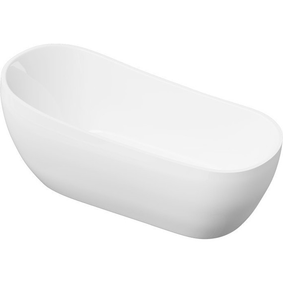 Ванна отдельностоящая Grossman Galaxy 170x75 см GR-1403M, белый матовый фото 2