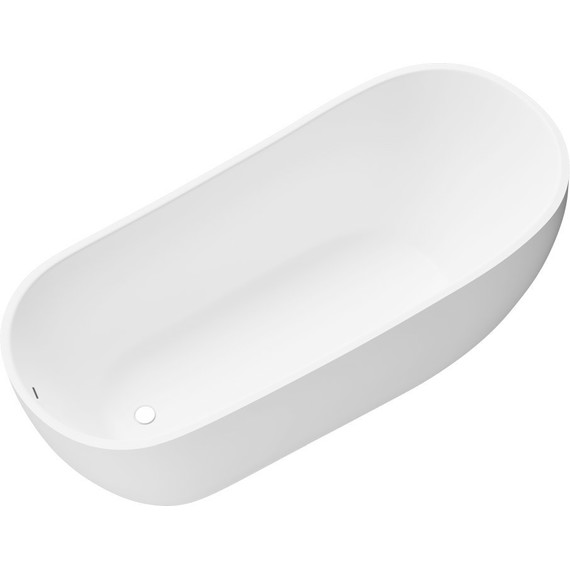 Ванна отдельностоящая Grossman Galaxy 170x75 см GR-1403M, белый матовый фото 