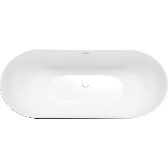 Ванна отдельностоящая Grossman Classic 170x80 см GR-2501MB, черный матовый фото 2