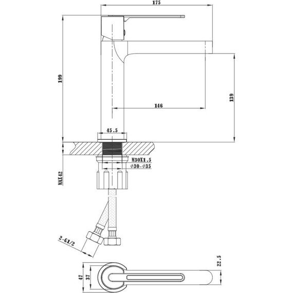 Смеситель для раковины Vincea Rondo VBF-1R1CH - 7 Смеситель для раковины Vincea Rondo VBF-1R1CH фото 7