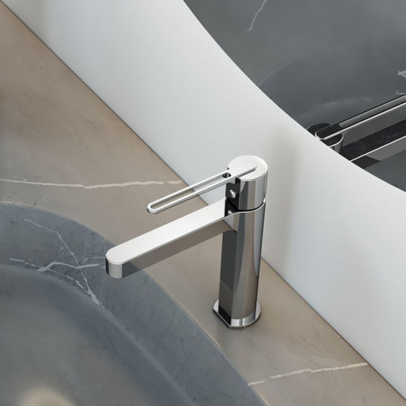 Смеситель для раковины Vincea Rondo VBF-1R1CH - 6 Смеситель для раковины Vincea Rondo VBF-1R1CH фото 6