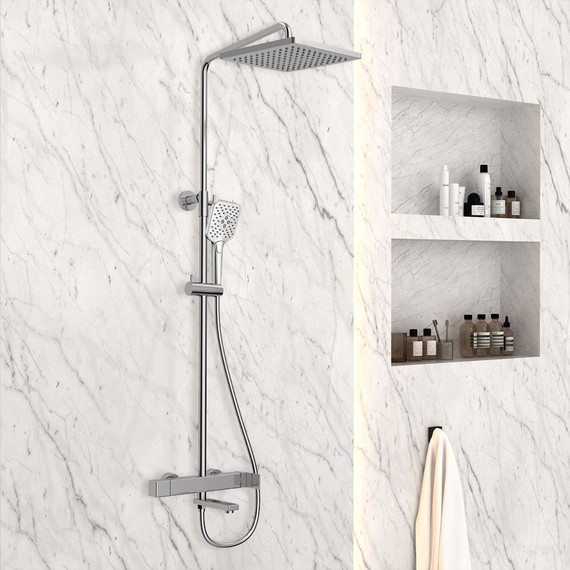 Душевая стойка Vincea Cube VSFS-1C1CH - 2 Душевая стойка Vincea Cube VSFS-1C1CH фото 2