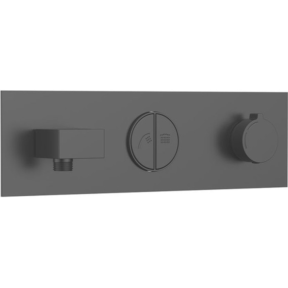 Душевая система для душа с термостатом Vincea Inspire VSFW-422TI1MB, черный фото 7