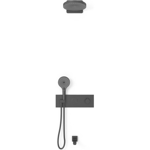 Душевая система для ванны Vincea Inspire VSFW-432TI1MB, черный - 2 Душевая система для ванны Vincea Inspire VSFW-432TI1MB, черный фото 2