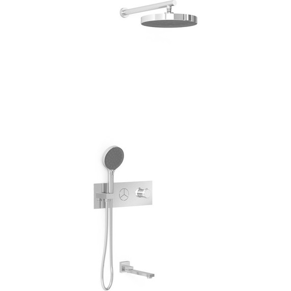Душевая система для ванны с термостатом Vincea Inspire VSFW-432TI2CH фото 