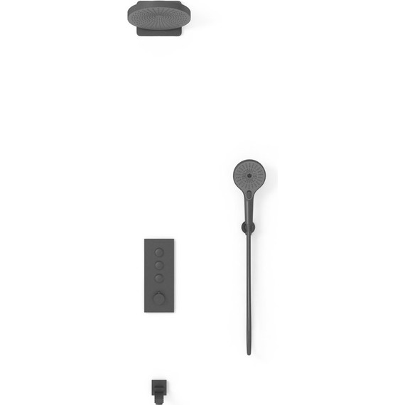 Душевая система для ванны с термостатом Vincea Inspire VSFW-433TI1MB. черный - 2 Душевая система для ванны с термостатом Vincea Inspire VSFW-433TI1MB. черный фото 2