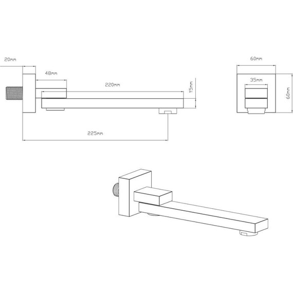 Душевая система для ванны с термостатом Vincea Inspire VSFW-433TI1RMB, черный - 15 Душевая система для ванны с термостатом Vincea Inspire VSFW-433TI1RMB, черный фото 15