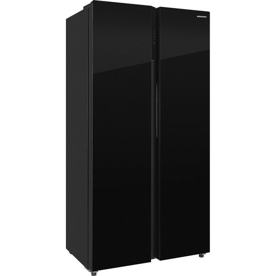 Холодильник Side by Side NordFrost RFS 525DX NFGB inverter (чёрное стекло) фото 