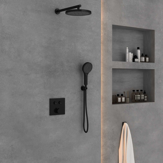 Душевая система для душа Vincea VSFW-4212MB, черный фото 3