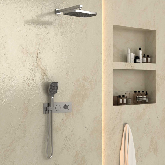 Душевая система для душа с термостатом Vincea VSFW-422T1CH фото 2