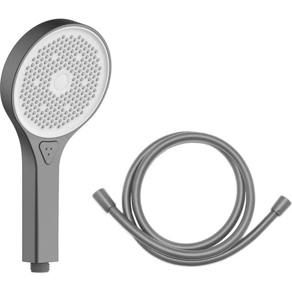 Душевая система для душа с термостатом Vincea VSFW-422T2GM, вороненая сталь - 6 Душевая система для душа с термостатом Vincea VSFW-422T2GM, вороненая сталь фото 6