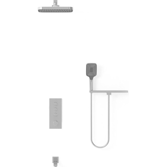 Душевая система для ванны с термостатом Vincea VSFW-431T1RCH фото 2