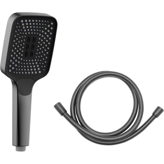 Душевая система для ванны с термостатом Vincea VSFW-431T1RGM, вороненая сталь - 8 Душевая система для ванны с термостатом Vincea VSFW-431T1RGM, вороненая сталь фото 8