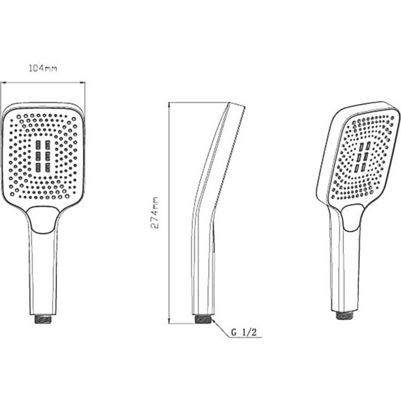 Душевая система для ванны с термостатом Vincea VSFW-433T1MB, черный - 10 Душевая система для ванны с термостатом Vincea VSFW-433T1MB, черный фото 10