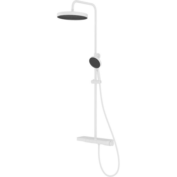 Душевая стойка с термостатом Vincea Inspire VSFS-3I12TW, белый фото 