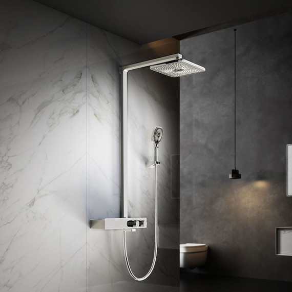 Душевая стойка с термостатом Vincea Inspire VSFS-3I13TCH - 2 Душевая стойка с термостатом Vincea Inspire VSFS-3I13TCH фото 2