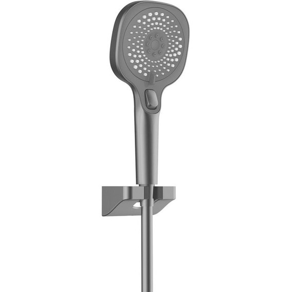 Душевая стойка с термостатом Vincea Inspire VSFS-3I13TGM, вороненая сталь фото 4