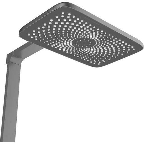 Душевая стойка с термостатом Vincea Inspire VSFS-3I13TGM, вороненая сталь фото 5