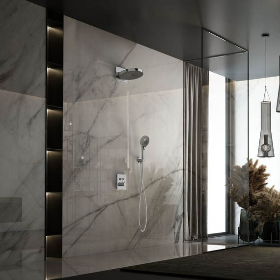 Душевая система для душа с термостатом Vincea Inspire VSFW-3I21T1CH фото 2