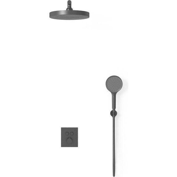 Душевая система для душа с термостатом Vincea Inspire VSFW-3I21T2MB, черный фото 2