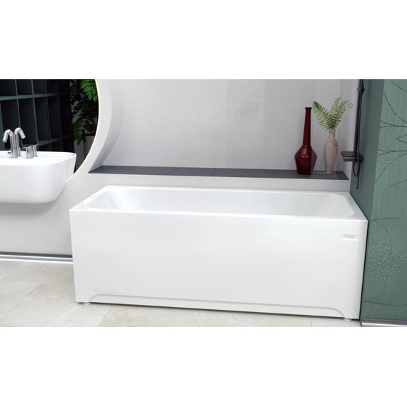 Ванна акриловая Радомир Патрисия 170x70 см (в комплекте каркас и сифон), Размер - мм: 1700х700 фото 3