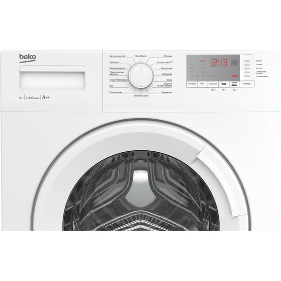 Стиральная машина Beko WRE 6512 BWW - 5 Стиральная машина Beko WRE 6512 BWW фото 5