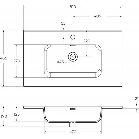 Тумба подвесная с раковиной BelBagno KRAFT-800-1C-SO-CG 80 см, Cemento Grigio фото 11