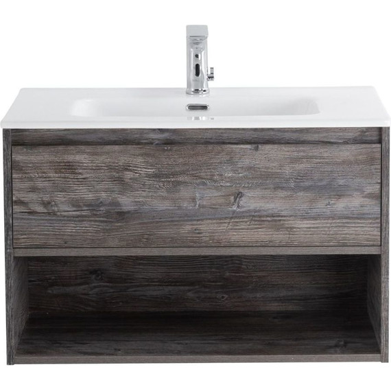 Тумба подвесная с раковиной BelBagno KRAFT-800-1C-SO-PP 80 см, Pino Pasadena - 6 Тумба подвесная с раковиной BelBagno KRAFT-800-1C-SO-PP 80 см, Pino Pasadena фото 6