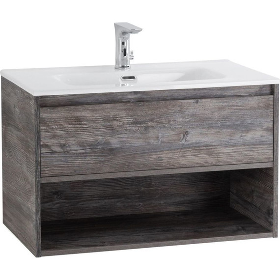 Тумба подвесная с раковиной BelBagno KRAFT-800-1C-SO-PP 80 см, Pino Pasadena - 8 Тумба подвесная с раковиной BelBagno KRAFT-800-1C-SO-PP 80 см, Pino Pasadena фото 8