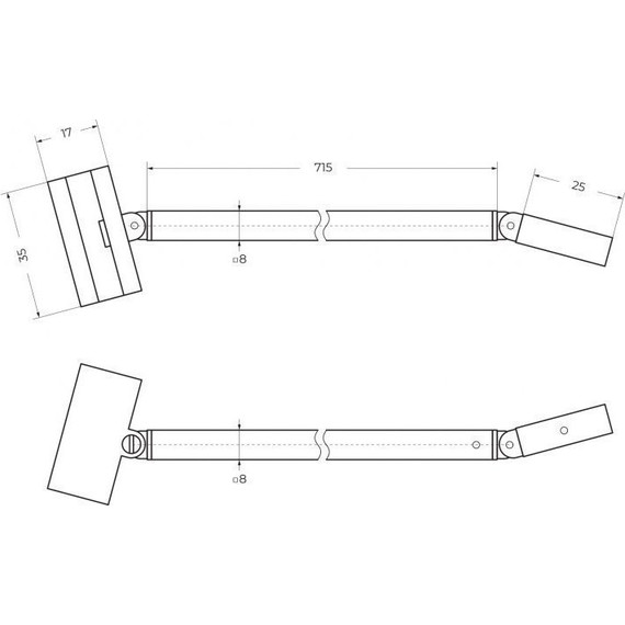 Душевая перегородка Cezares Liberta L-1-TB 110 см (стекло 8 мм), черный/графит - 3 Душевая перегородка Cezares Liberta L-1-TB 110 см (стекло 8 мм), черный/графит фото 3