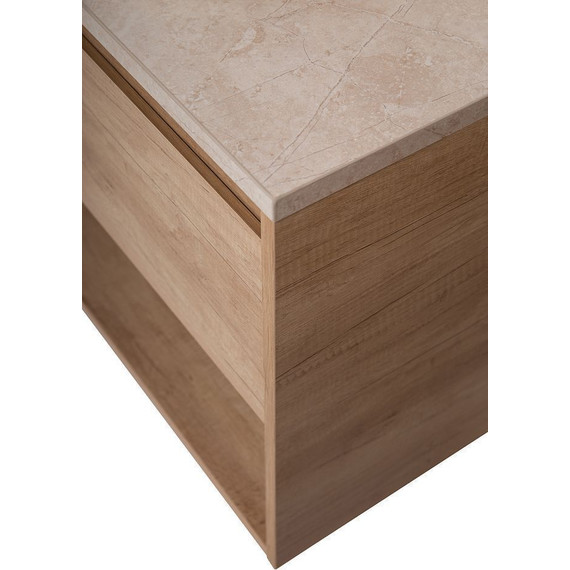 Тумба подвесная со столешницей BelBagno Kraft 100 см KRAFT-1000-1C-SO-RNN+KEP-100-MCO фото 5