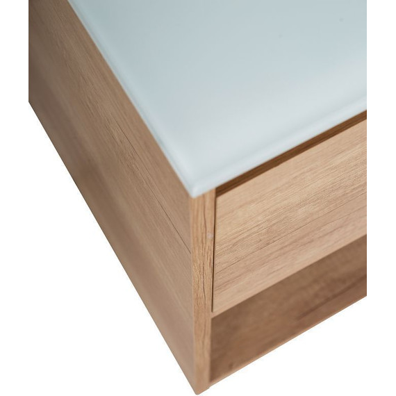 Тумба подвесная с раковиной BelBagno KRAFT-900-1C-SO-RNN 90 см, Rovere Nebrasca Nature (раковина BB910/465-LV-VTR-BL) фото 7