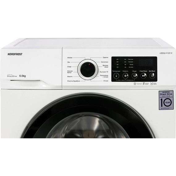 Стиральная машина Nordfrost i-DDQ4 6120 W - 7 Стиральная машина Nordfrost i-DDQ4 6120 W фото 7