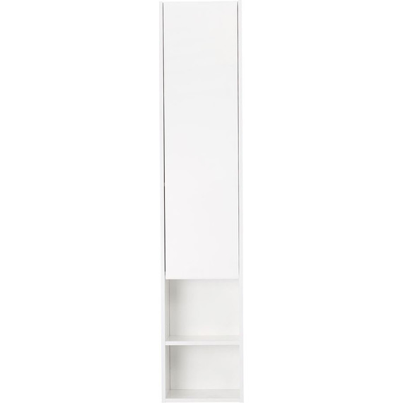 Пенал подвесной BelBagno KRAFT-1600-1A-SC-BO-L 33 см, Bianco Opaco фото 