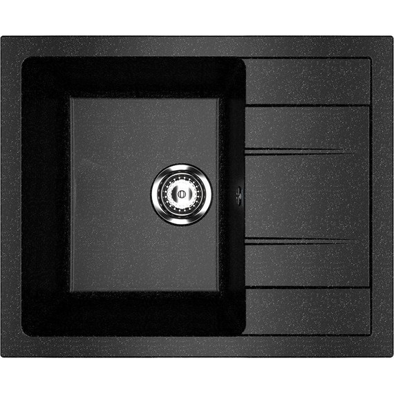Кухонная мойка Ulgran U-607-308, чёрный фото 