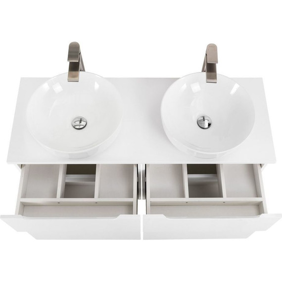 Тумба подвесная со столешницей BelBagno Etna 120 см ETNA-H60-600-2C-SO-BL-P+EK-120-2-BL, Цвет фасада: Bianco Lucido - 8 Тумба подвесная со столешницей BelBagno Etna 120 см ETNA-H60-600-2C-SO-BL-P+EK-120-2-BL, Цвет фасада: Bianco Lucido фото 8