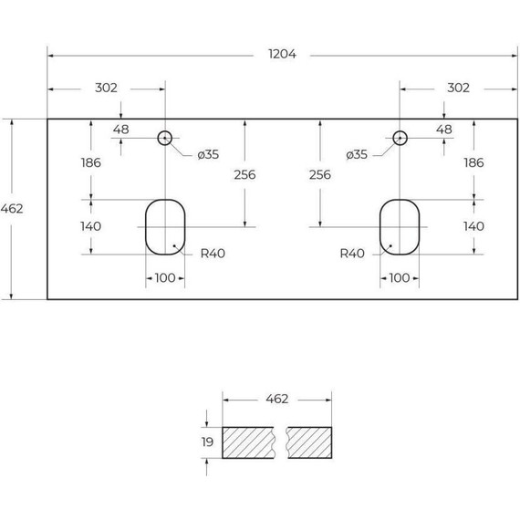 Тумба подвесная со столешницей BelBagno Etna 120 см ETNA-H60-600-2C-SO-BL-P+EK-120-2-BL, Цвет фасада: Bianco Lucido - 14 Тумба подвесная со столешницей BelBagno Etna 120 см ETNA-H60-600-2C-SO-BL-P+EK-120-2-BL, Цвет фасада: Bianco Lucido фото 14