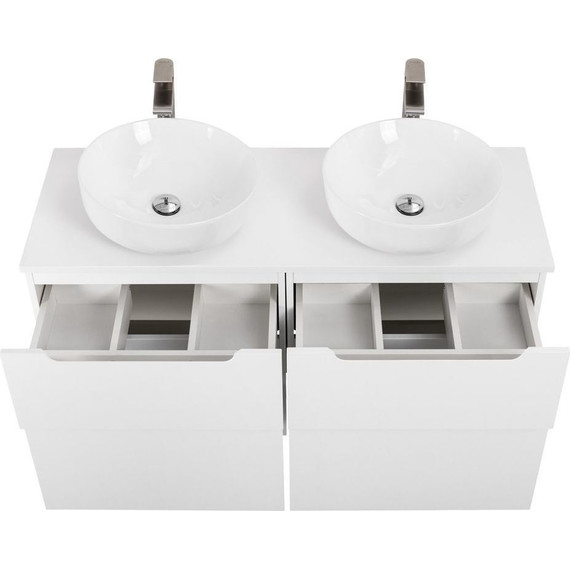 Тумба подвесная со столешницей BelBagno Etna 120 см ETNA-H60-600-2C-SO-BL-P+EK-120-2-BL, Цвет фасада: Bianco Lucido - 7 Тумба подвесная со столешницей BelBagno Etna 120 см ETNA-H60-600-2C-SO-BL-P+EK-120-2-BL, Цвет фасада: Bianco Lucido фото 7