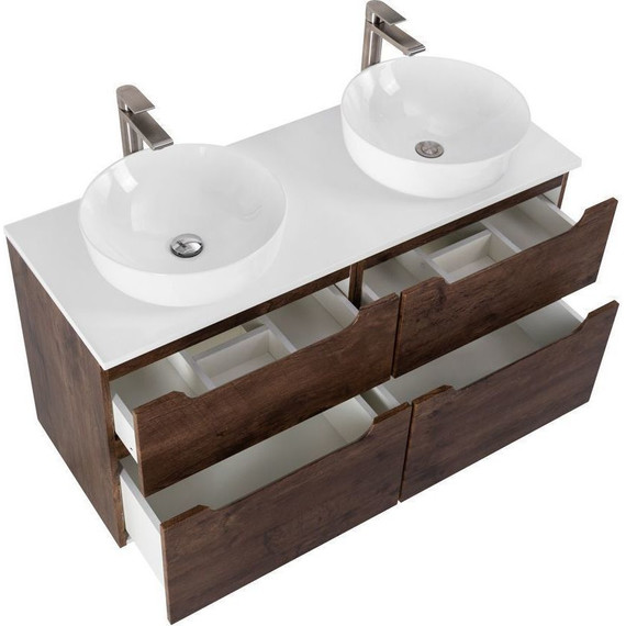 Тумба подвесная со столешницей BelBagno Etna 120 см ETNA-H60-600-2C-SO-RW-P+EK-120-2-BL, Цвет фасада: Rovere Moro - 5 Тумба подвесная со столешницей BelBagno Etna 120 см ETNA-H60-600-2C-SO-RW-P+EK-120-2-BL, Цвет фасада: Rovere Moro фото 5